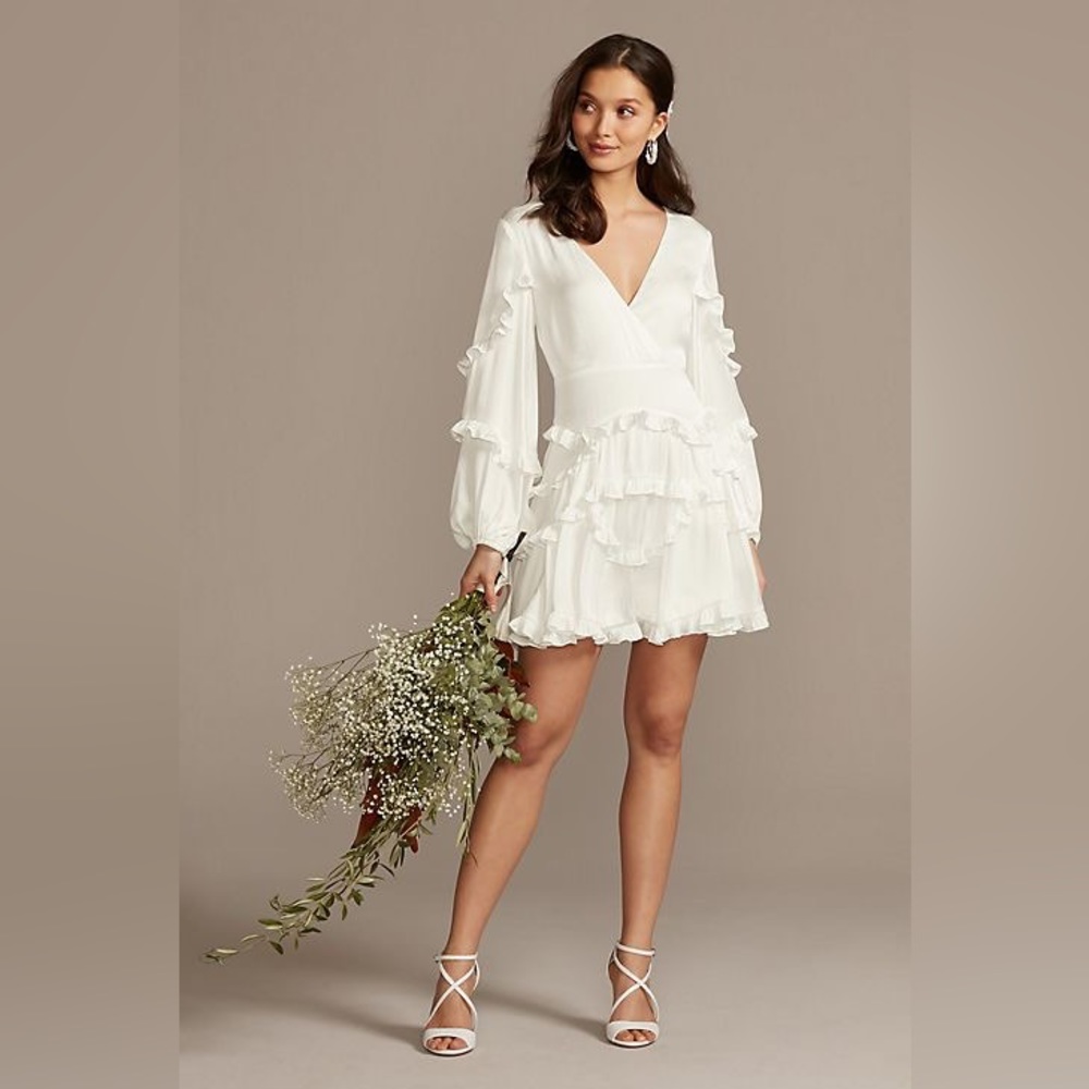 NWT David’s Bridal Mini Dress